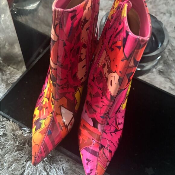 Christian louboutin Patent Metrograf So Kate Booty 100 Ankle Boots Multicolor - Picture 7 of 12